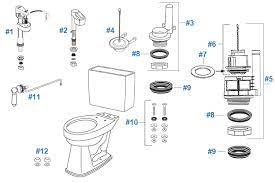 Toto Promenade Toilet Replacement Parts Replace Toilet Toilet Repair Toto