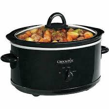 A slow cooker, a pressure cooker, an air fryer, and a dehydrator. Crock Pot 7 Manual Quart Slow Cooker Black Scv700 B2 Wm1 For Sale Online Ebay