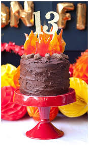 Birthday Cake On Fire Too Many Candles The Rowdy Stroudy S This Girl Is On Fire 13th Birthday Party 13th Birthday Parties Fire Cake Birthday Parties