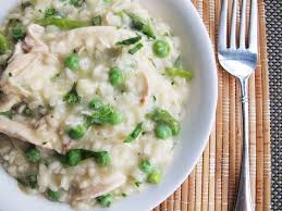 Chicken Dinners Chicken Risotto With Lemon Asparagus And Peas Pea Recipes Chicken Risotto Risotto