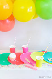 A rainbow themed party would be a fun event for your child and involve a rainbow in your invitation. Rainbow Party Ideas Momo Party