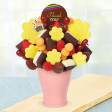 Edible Arrangements Fruit Baskets Thank You Bouquet W Dipped Strawberries W Thank You Belgian Choc Pop