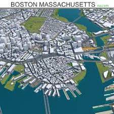 Boston Massachusetts City 3d Model City 3d Model City Model
