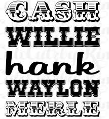 Hank Willie Waylon Merle Svg Classic Country Svg Outlaws Etsy Cricut Projects Vinyl Cricut Cricut Design