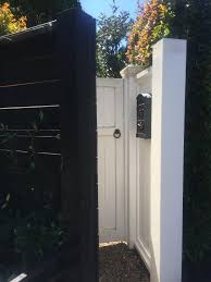 Fence partly blocks neighbour's gate in Devonport boundary dispute