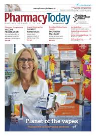 Liam sergeant and jennifer tong. October 2019 Pharmacy Today