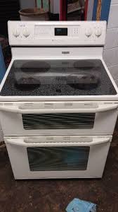 Let me back up a bit though. Maytag Gemini White Two Oven Flat Top Tested Indoor Outdoor Goodies South Kc Grandview Equip Bid