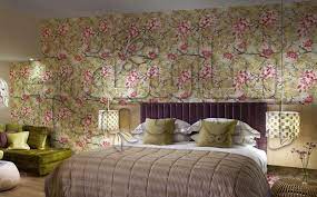 ورق حائط ورد و شجر tanasuq home decor home decor