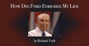 How Des Ford Enriched My Life