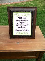 Wedding Gift Table Sign Thank You Customized In By Sayzitall 10 25 Gift Table Signs Wedding Gift Table Signs Gift Table Wedding