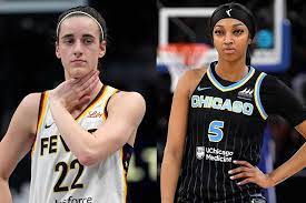 Angel Reese dominates and leaves Caitlin Clark in the dust as she stands  motionless in awe | Marca