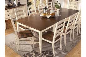 Brown Cottage White Whitesburg Dining Room Table View 3 Dining Room Table Dining Room Style Wood Dining Room Table