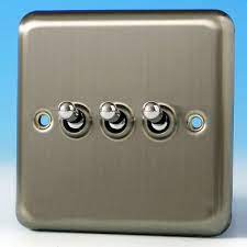 We did not find results for: Varilight 3 Gang 10a 1 Or 2 Way Dolly Toggle Light Switch Brushed Matt Chrome Finish Xst3