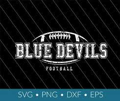 Blue Devils Svg Football Download Distressed Png Eps Dxf Cricut Silhouette Football Sister Svg Football