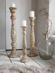 Large Wooden Floor Candle Holders Nordic House Floor Candle Holders Standing Candle Holders Large Candle Holders