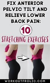 Lower Back Stretch Routine Plus Anterior Pelvic Tilt Advice Update 2020 Workoutfrolic In 2020 Pelvic Tilt Stretch Routine Lower Back