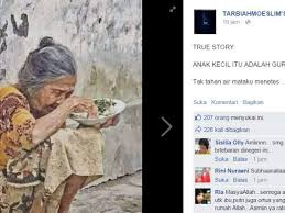 Aku bisa membayangkan bagaimana bahagianya engkau di atas. Kebaikan Anak Sd Dan Nenek Penjual Kue Dream Co Id