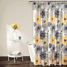 Lush Decor Leah Shower Curtain Yellow 72x72 Teal Shower Curtains Curtains Curtain Designs