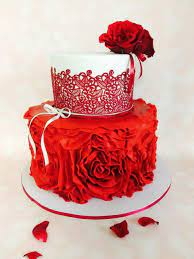 Our women's birthday cakes are pretty, elegant and some quirky for all tastes. Red Beauty Cool Birthday Cakes Red Birthday Cakes 40th Birthday Cakes