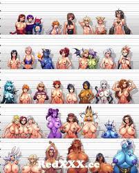 A massive boob chart of several characters from the website Hentai Foundry  from massive boob tight Post - RedXXX.cc