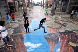 3d Painting On Road Street Art Illusions 3d Street Art Street Painting