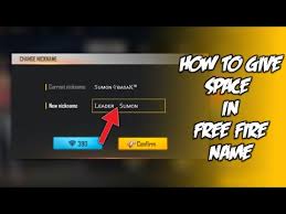 00 space font version 1. How To Give Space In Free Fire Name Name Change In Free Fire Garena Free Fire Youtube