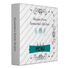 Black And White Modern Recipe Cook 3 Ring Binder Zazzle Com Cooking Recipes Recipes Recipe Binder