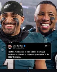 Which Philadelphia #Eagles player would be a great Olympic flag football  player? #philadelphia #eagles #spe🦅