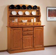 Credenza Con Sopra Piattaia Rustica In Legno Massiccio Di Pino Di Svezia Proposta In Finitura Miele Www Arred Mobili Rustici Portabottiglie Fai Da Te Rustico