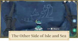 You'll receive the other side of isle and sea as soon as you discover your first mural. The Other Side Of Isle And Sea World Quest Guide All Mural Locations Genshin Impact