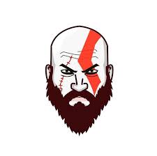 God Of War Logo Seeking more png image beard png,kratos png,white beard png? 3840x2160 wallpaper 4k