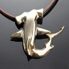Hammerhead Shark Bronze Pendant Necklace Nature Jewelry Nature Jewelry Bronze Pendant Surf Jewelry