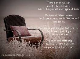 An Empty Chair Missing Loved Ones Memories Quotes First Love Quotes