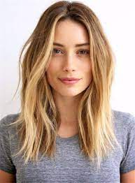 Middle Part Loose Straight Women S Hairstyle Lace Front Human Hair Wigs 16 Inches Medium Hair Styles Warm Blonde Hair Medium Length Hair Styles
