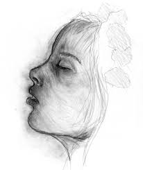 Maybe you would like to learn more about one of these? Drawing Sketch Side Face Drawing Girl