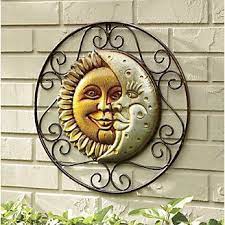 The celestial harmony sun and moon wall decor comes with durability that lasts for many decades. Sun And Moon Wall Hanging Moon Decor Moon Wall Art Wall Hanging