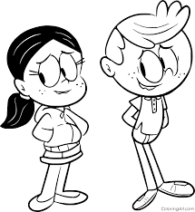 Don't know why they never used it. Bratty From The Loud House Coloring Page Coloringall