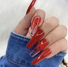 A continuación te mostramos algunos de estos diseños para que puedas. 42 Mejores Disenos De Unas En Tendencia 2020 Decoracion Manicura De Unas Unas Rojas Y Negras Unas De Acrilico Largas