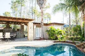 Simply leave the folding doors in their open position. Gazebo Cabana Construction Lamp Design Build