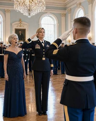 My luggage was stolen, so I wore my dress blues to my mother-in-law's black-tie  gala. She completely lost it—stopping the music to spit on my military  medals and scream that I looked