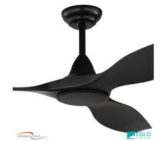 Can you imagine the days when houses were constructed to best catch breezes, and when looking for a new outdoor ceiling fan, consider the layout of your patio or porch. Black Eglo Noosa 52 3 Blade Dc Indoor Outdoor Ceiling Fan With Remote Control Ceiling Fans Direct