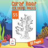Print out the file on a4 or letter size cardstock. Coral Reef Coloring Worksheets Teaching Resources Tpt