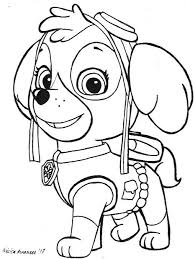 Patrulla Canina Para Colorear Sky