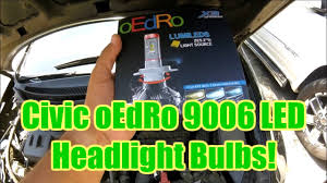 Honda Civic Headlight Bulb Size Halogen Xenon Led