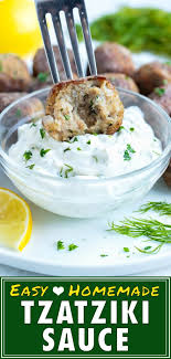You'll want to dip, slather, and top just about everything with this easy tzatziki sauce. Easy Greek Tzatziki Sauce Recipe Evolving Table