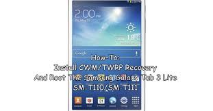 Samsung Galaxy Tab 3 Lite 70 Custom Rom