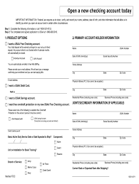 If you switch from a wells fargo checking account with check writing ability to a clear access banking account, any outstanding check(s) presented on the new clear access banking account on or after the date of conversion will be returned unpaid. Bank Account Application Form Pdf Fill And Sign Printable Template Online Us Legal Forms