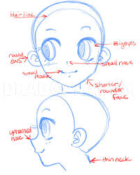 See more ideas about anime drawings, anime, manga drawing. How To Draw Young Anime Girls Step By Step Drawing Guide By Puzzlepieces Dragoart Com