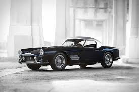 Blue ferrari convertible coupe, 250 gt, black, transportation. 1959 Ferrari 250 Gt Lwb California Spider Uncrate