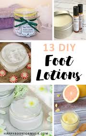13 homemade foot cream recipes for soft